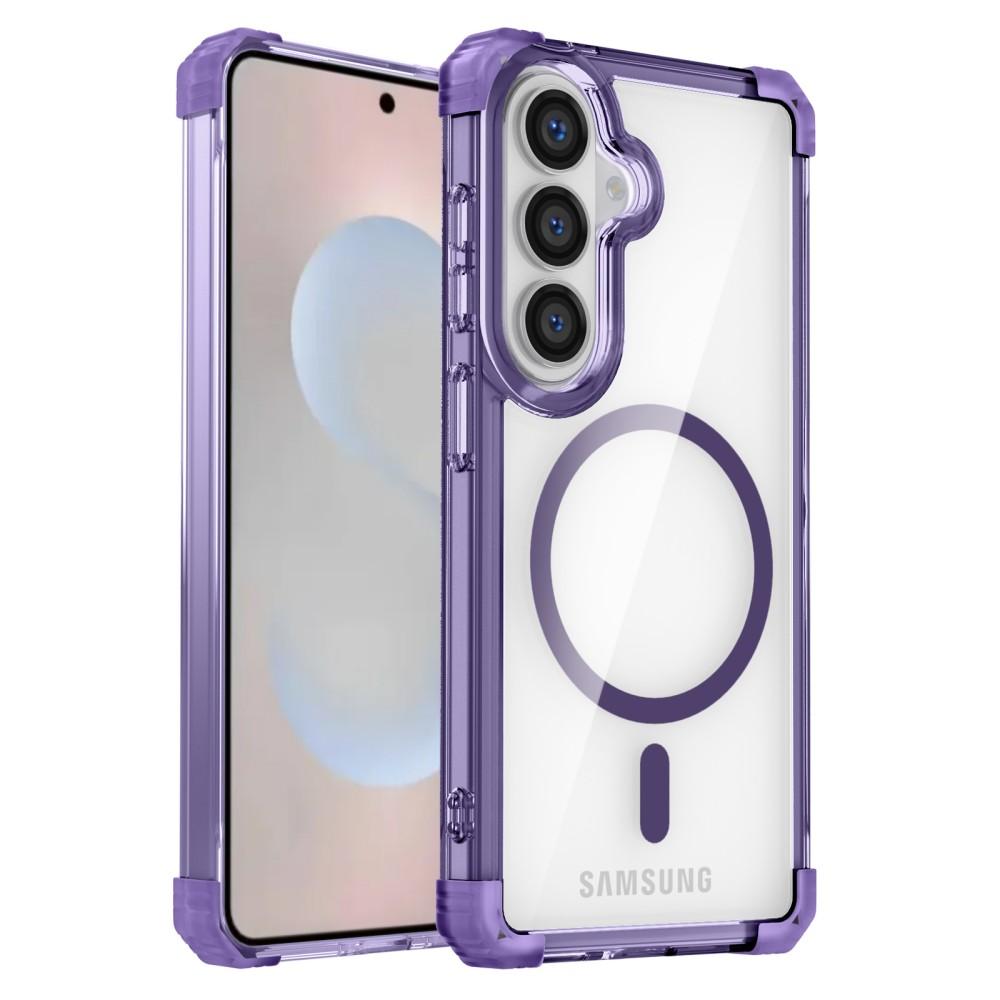 

Shockproof Armor Transparent Case For Samsung Galaxy S26 S25 S24 S23 S22 S21 Ultra Plus S23FE S24FE For Magsafe Charge Cover S26 Ultra