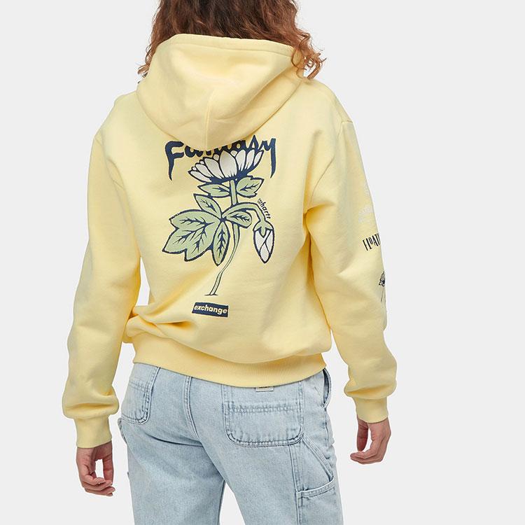 Carhartt WIP Damen Kapuzenpullover Verdant Fantasy Damen Sweatshirt Gelb I030091-825-XX