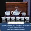 Jingdezhen Blue & White Linglong Ceramic Gongfu Tea Set