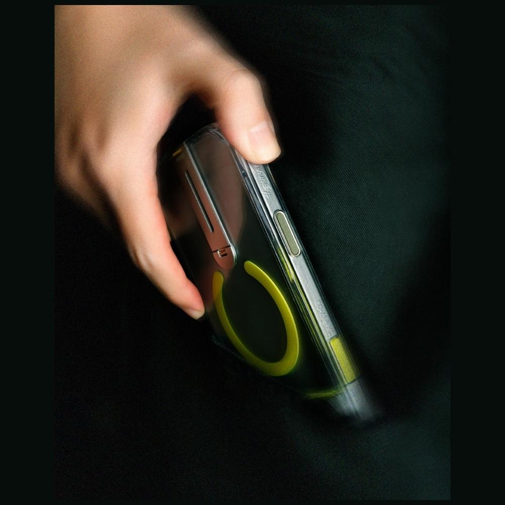 Etui Do iPhone 16 Pro Skinarma Magnetic Charging Stojak Tytanowy