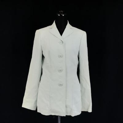 Balenciaga Tailored Jacket Blazer Women M 38 Light Blue Special Price Fully Lined Official Agent Tag(USED)