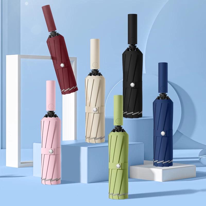 32 Bones Automatic Umbrella Boys Folding Sun Umbrella Large Sun Umbrella Female Sun Protection UV Protection Rain Or Shine Dual-Use Umbrella