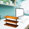 Desk Storage Organizer Cup Rack Shelf 3 Layer Cosmetic Stationery Holder Display Riser Stand