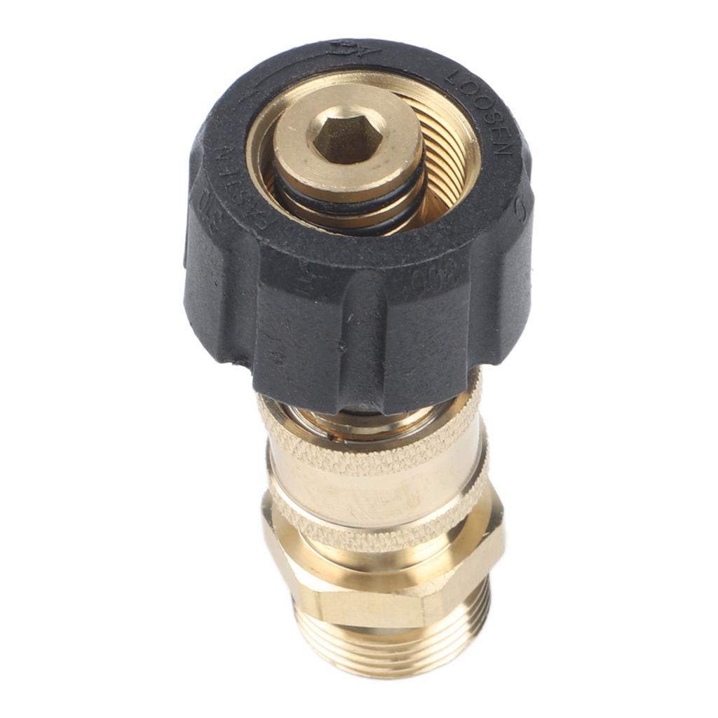 Swivel Coupling Adapter M22 Quick Connect 5000PSI for High Pressure Cleaners