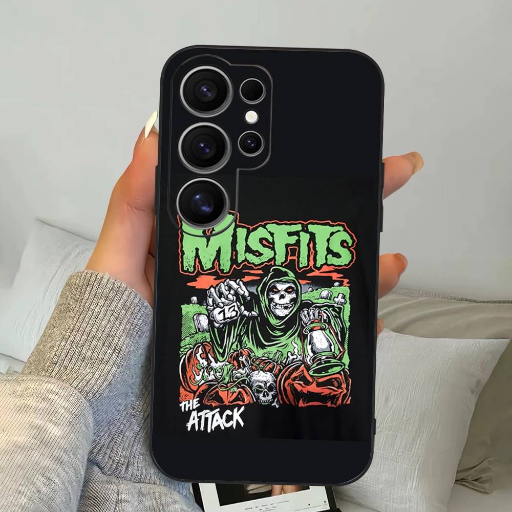 The M-Misfits G-Glenn Danzig Phone Case For Samsung S 24 Fe 25 Ultra Plus 20 Lite 21 30 22 23 24 22 Ultra 5G Fundas