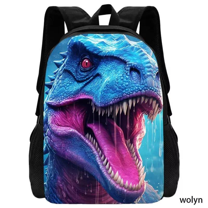 Nový školní batoh s dinosaury, Dětské školní tašky pro chlapce, Lehký batoh pro děti se zvířecími kreslenými potisky, Odolná brašna