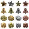 Alloy Book Accessories Decorative Page Clip Clamp Ornate Shell And Underwater Creature Design For Writers