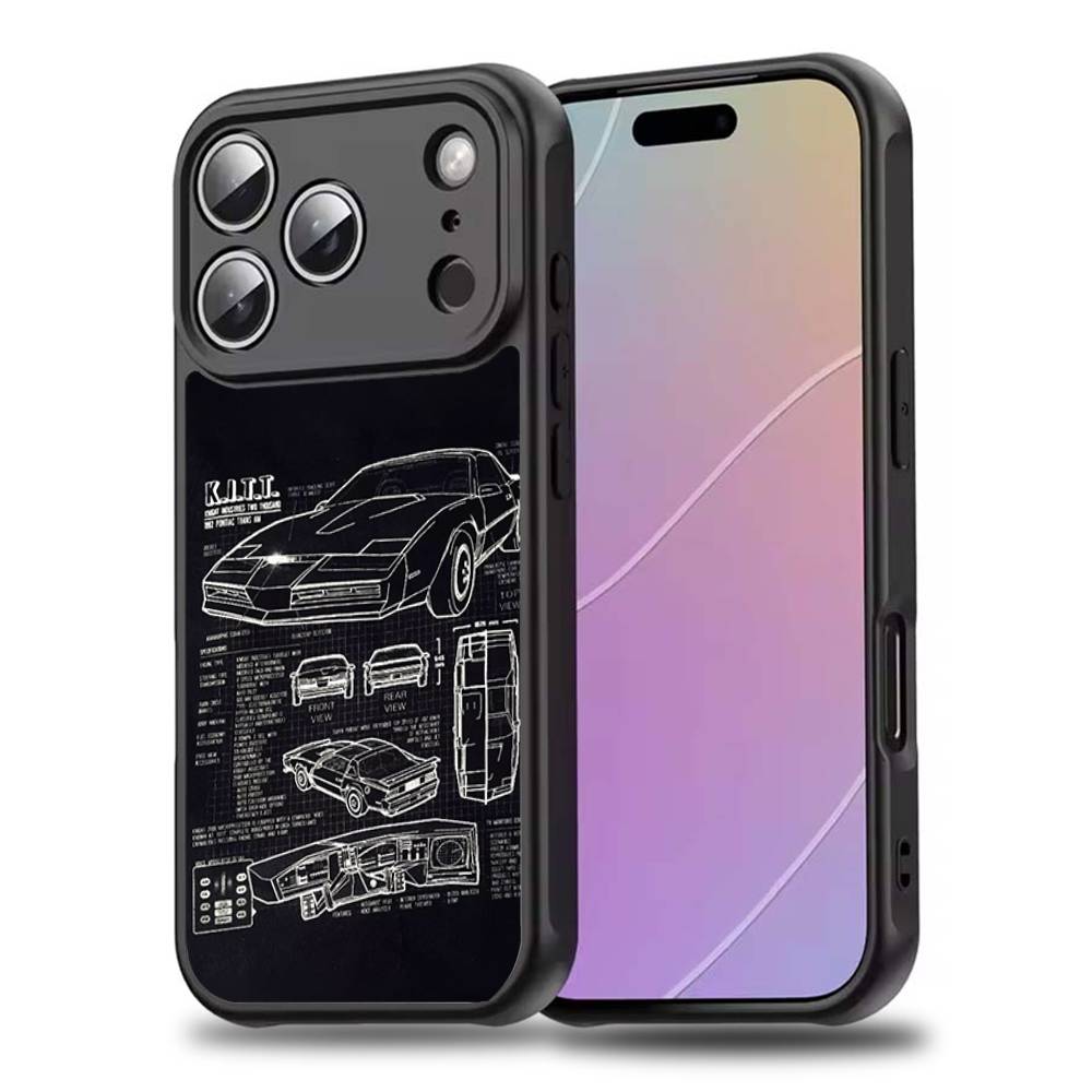 

K-Knight Rider K-KITT Car For iPhone 17,16,15,14,13,12,11,Pro,Max,Plus,Mini,SE4,E Magnetic For Magsafe Wireless Phone Case iPhone14promax