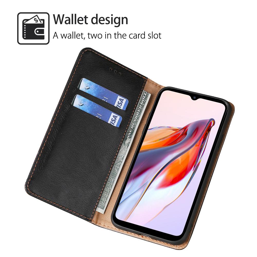 For Xiaomi Redmi 12C 4G PU Leather Wallet Stand Case Magnetic Closing Anti-drop Phone Cover