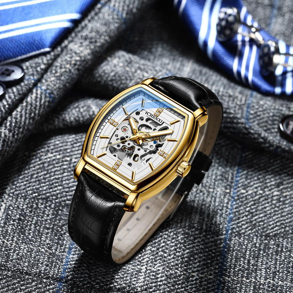 Pagani Design - Orologio automatico da uomo giapponese NH39, con scheletro meccanico
