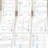 Educational Kids Magic Copybook Set Reusable Tracing Workbook for Handwriting Skills