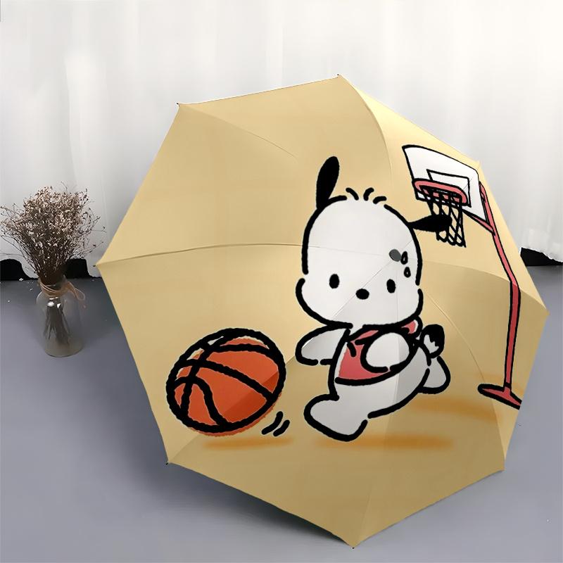 1pc Snoopy Basketball Sports Umbrella - Automatic Opening/Closing with Foldable Design, Outdoor Use Suitable for Fans, Travelers, Daily Use, Gift Idea