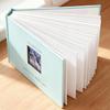 Photo Album, Small Slip-in Photo Album, Photo Book Picture Album with Front Window, Holds 52 Photos Memory Book for Wedding Family Anniversary