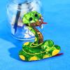 Blucome New Green Snake Brooch Acrylic Animal Brooch for Women Men Suit Scarf Hat Lapel Pins