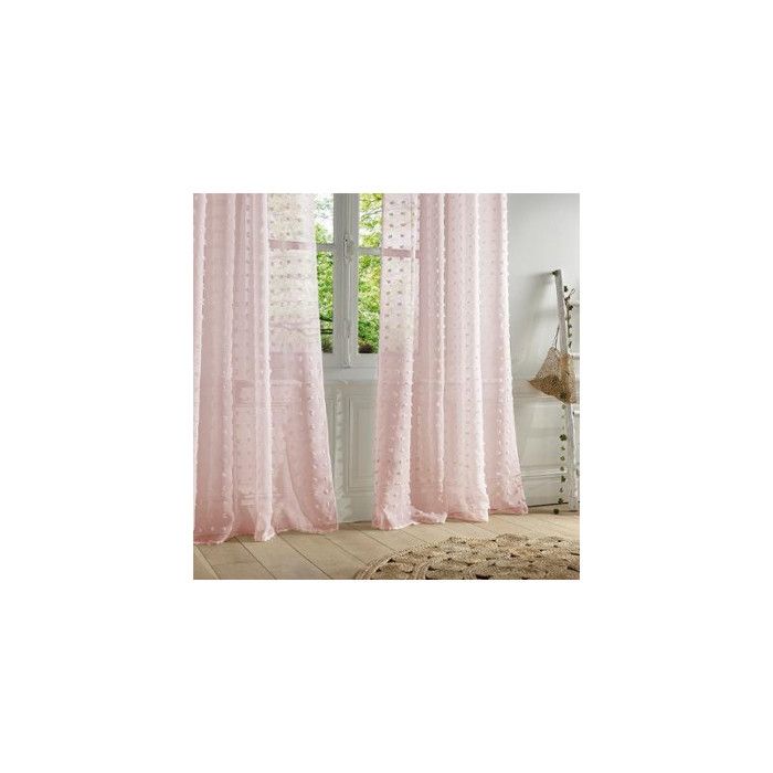 Voilage "Lily" 140 x 240 cm - rose