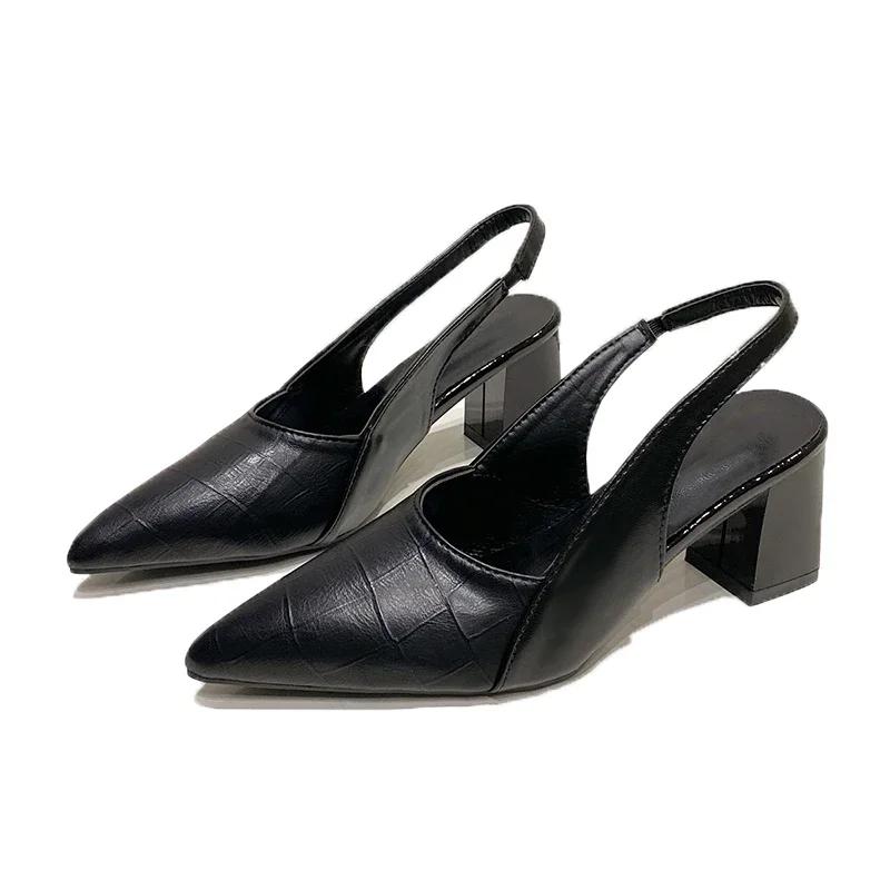 High Heels Women's Sandals Summer 2024 Trend Pointed Toe Shoes Woman Autumn New Pumps Fashion Dress Shoes for Women Zapatos