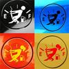 Fuel Tank Cap Sticker Tearable Waterproof Funny Sticker Personalized Reflective Car Sticker 1 /2Pcs