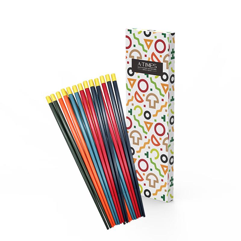A-TIMES Chinese Alloy Chopsticks Set
