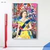 Her Majesty Queen Elizabeth II Posters Queen of England Graffiti Canvas Painting Life Is Beautiful Wall Art Pictures Home Decor