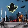 Halloween Green Light Ghost Pvc Wall Sticker Modern Minimalist Home Decoration