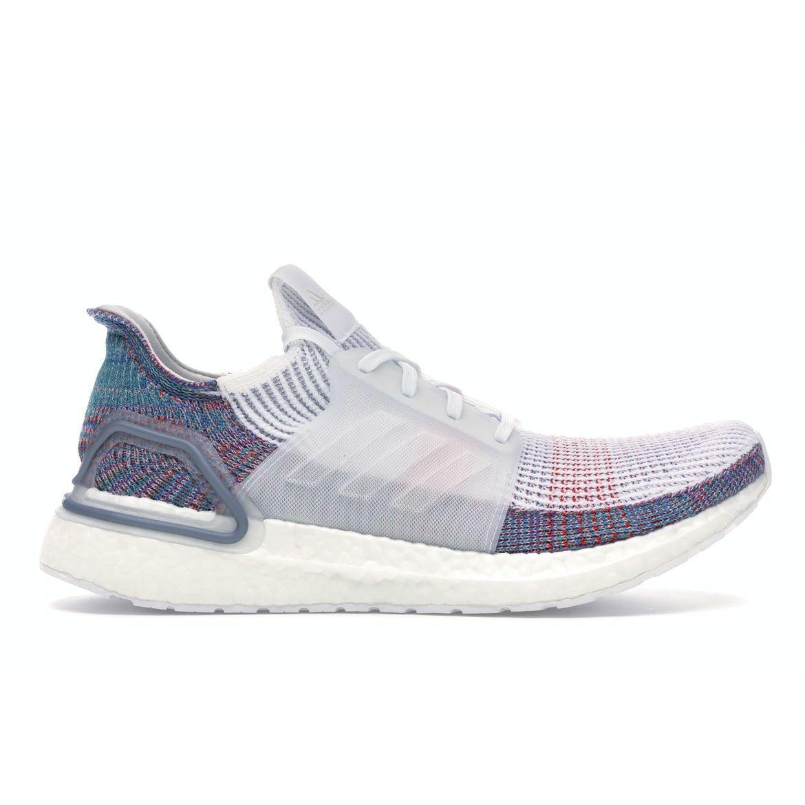 

Adidas Кроссовки унисекс UltraBoost 19 Refract White Cloud-White Crystal-White B37708