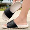 Modische Hausschuhe für Herren Outdoor Casual Bequem Weiche Sohle Rutschfest Outdoor Sandalen Herren Flache Pantoletten Sandalen Bequeme Schuhe Herren