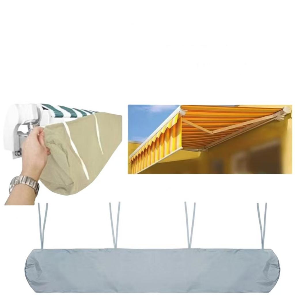 Patio retractable roller shutter protective cover , outdoor patio awning sunshade awning waterproof cover protective cover