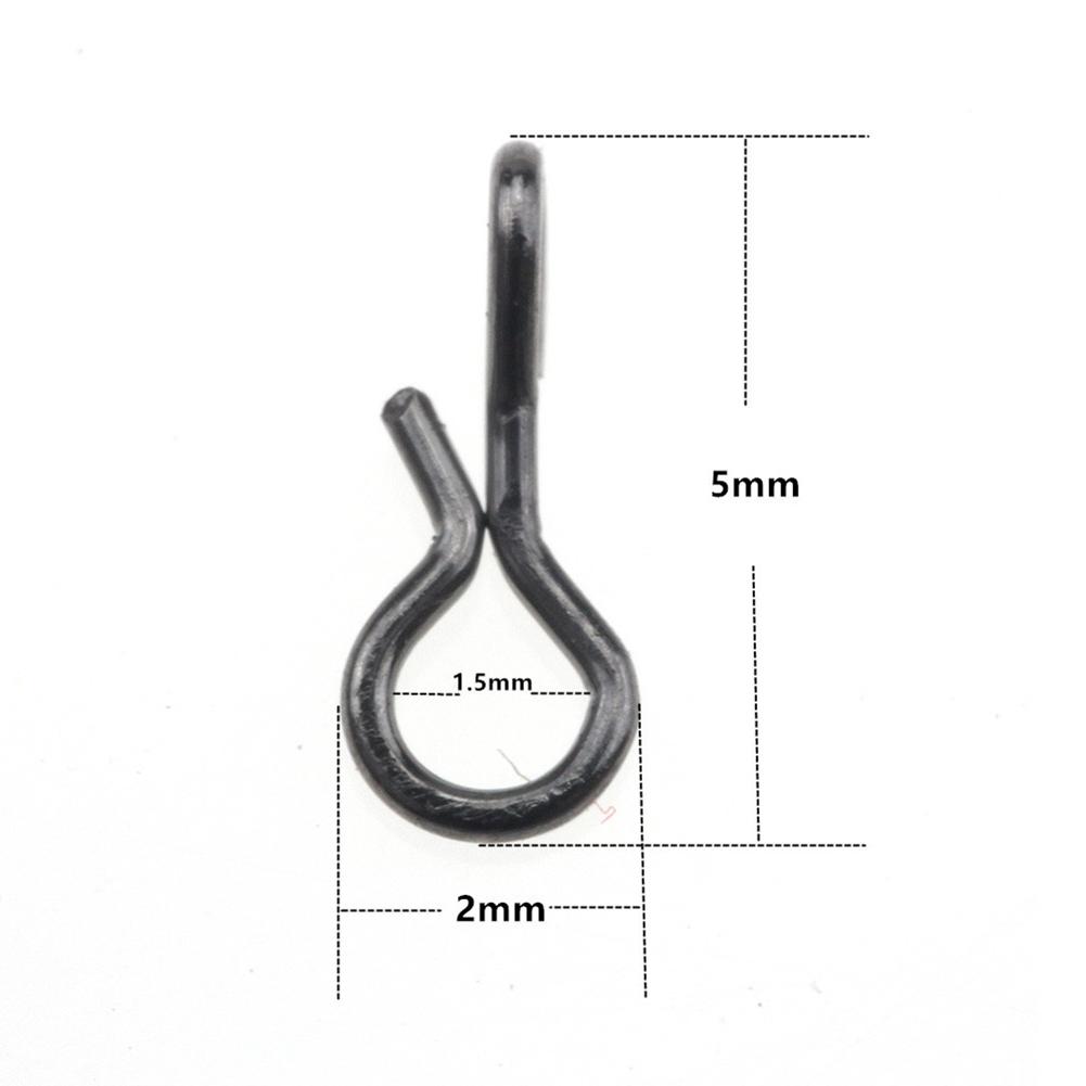 Premium Fly Fishing Snap Quick Change Connect for Flies Hook Lures Set of 50pcs