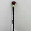 93.98 cm Beautiful Brass Handle Wooden Spiral Walking Stick-Unisex Designer Walking Cane
