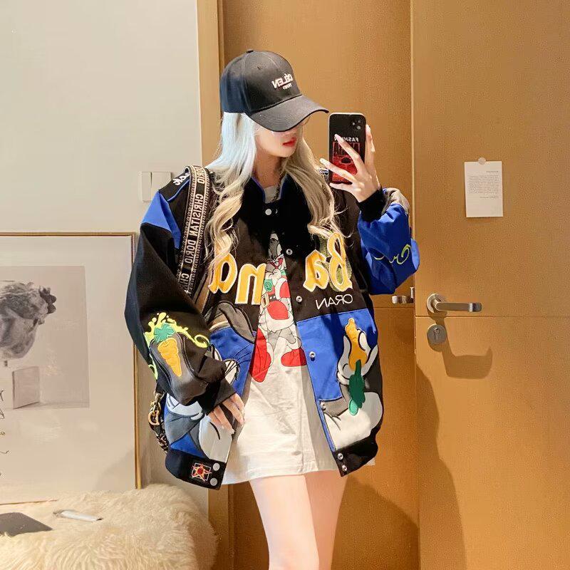 2024 Herren High Street Trend Jacke im Hongkong-Stil - Frühling/Herbst Harajuku & Koreanischer Loose Fit