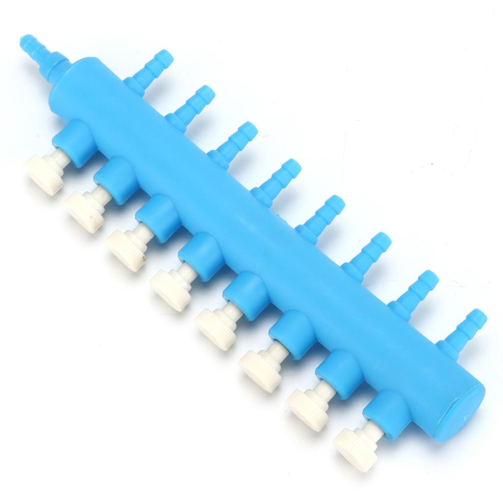 Aquarium Air Valve Adjustable Plastic Fish Tank Oxygen Air Flow Splitter for Carbon Dioxide