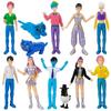 5/6/12 Stück Anime Kpop Dämonenjäger Figur Modell Spielzeug Cartoon Gaming Peripheriegeräte Schreibtischdekoration Sammlerfiguren Modell Spielzeug Geschenk
