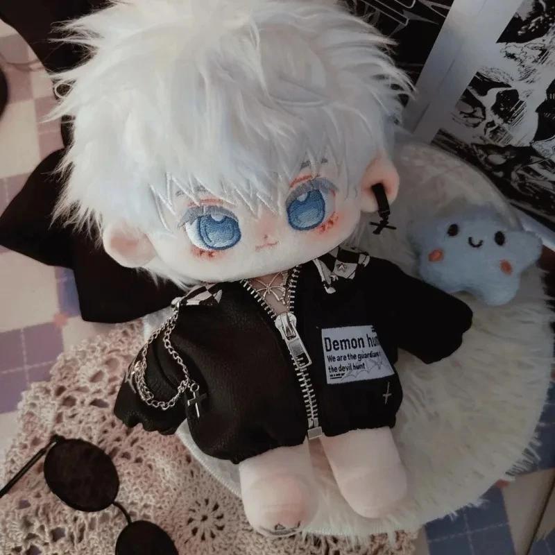 Jujutsu Kaisen Gojo Satoru 20cm Anime Cartoon Short Plush Body doll Plushies Xmas Gift Handsome Cotton Figures Pillow