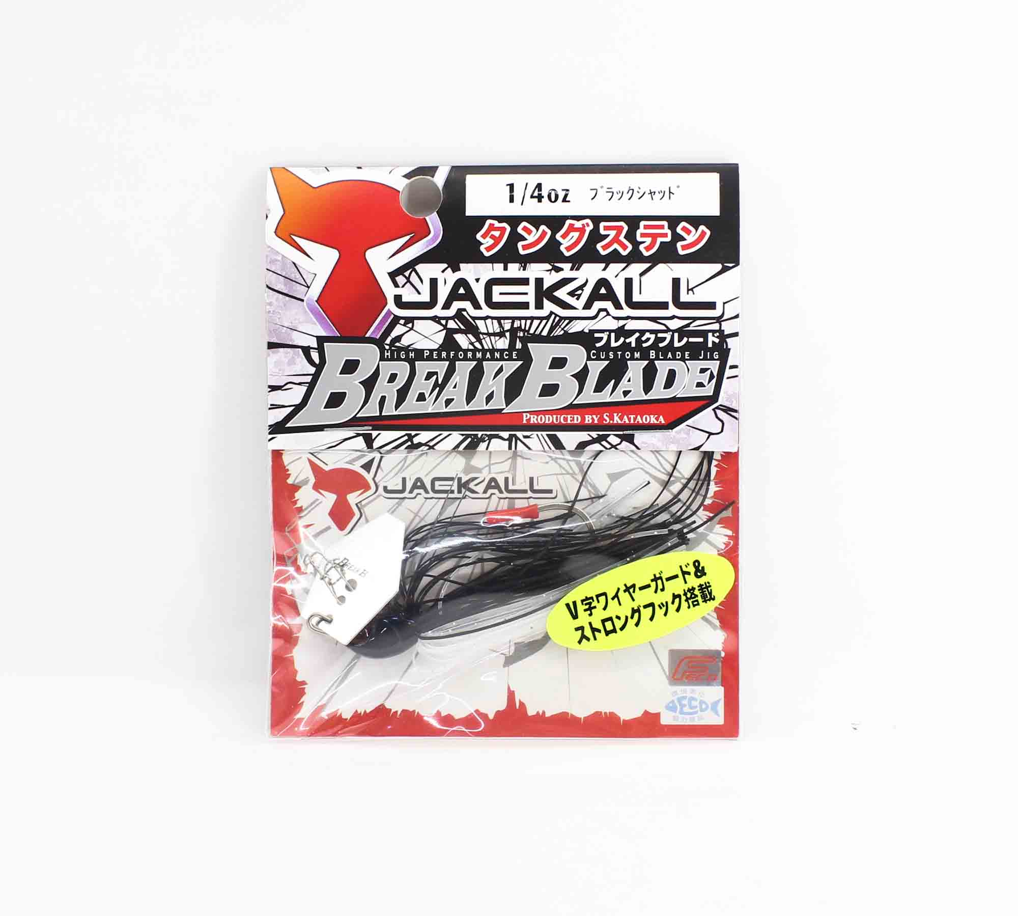 

Jackall Break B Jig 1/4 унции Тонущая приманка Black Shad (0364)