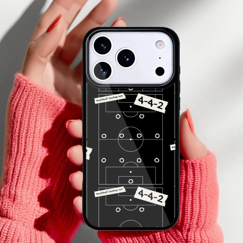 Football Soccer Tactics Time Phone Case for iPhone 17 16 15 14 13 Pro Max Back Cover for 12 11 Pro Coque