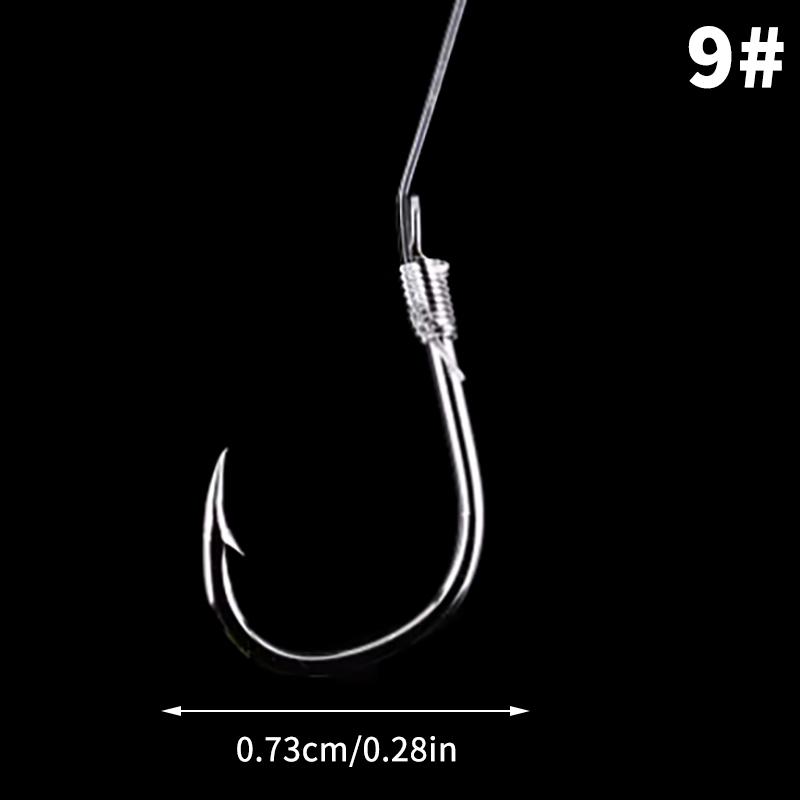 

Рыболовные крючки с 5 маленькими крючками, оснастки, вертлюг, рыболовные приманки, поводки с крючками 1#-10#