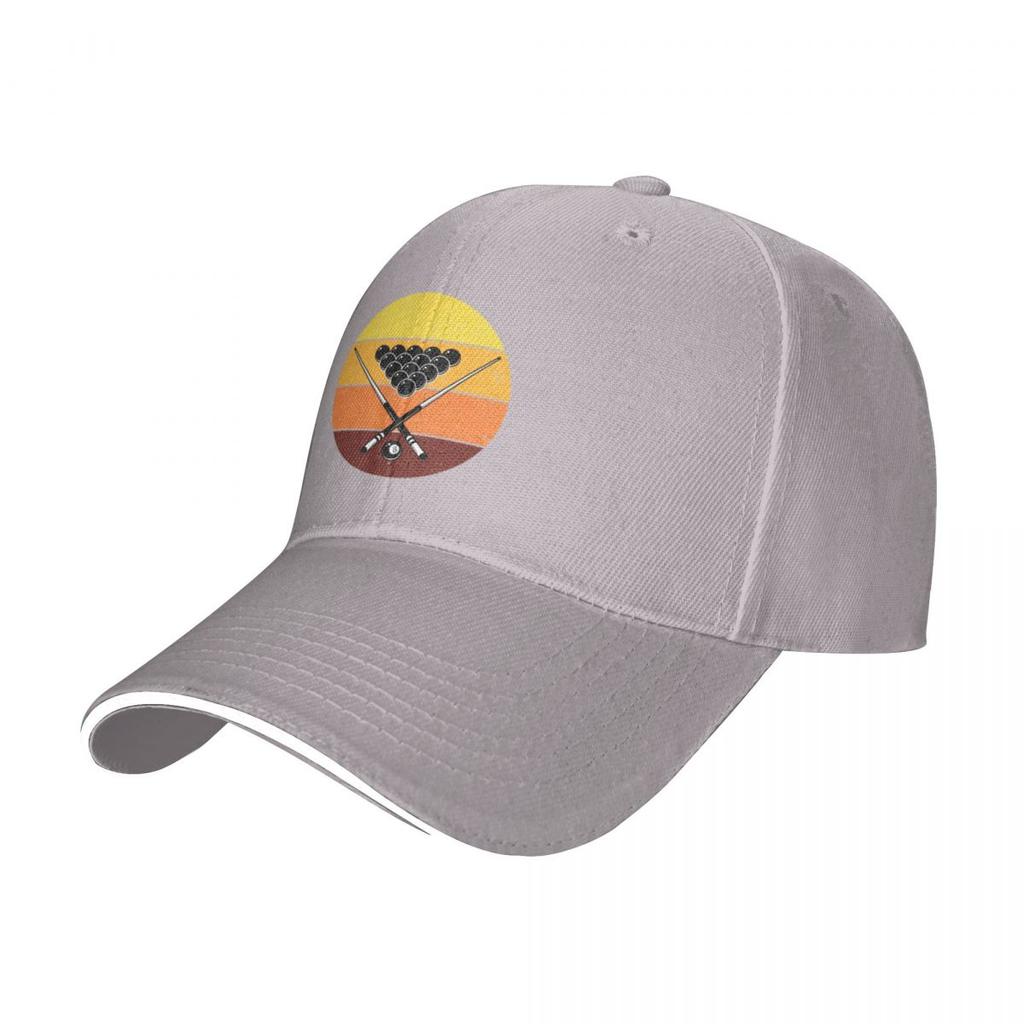 Billard Pool Game Queue Sport Vintage Retro Sunset Cap Baseball Cap Baseball Cap Unisex Icon Luxus Frau Hut Unisex
