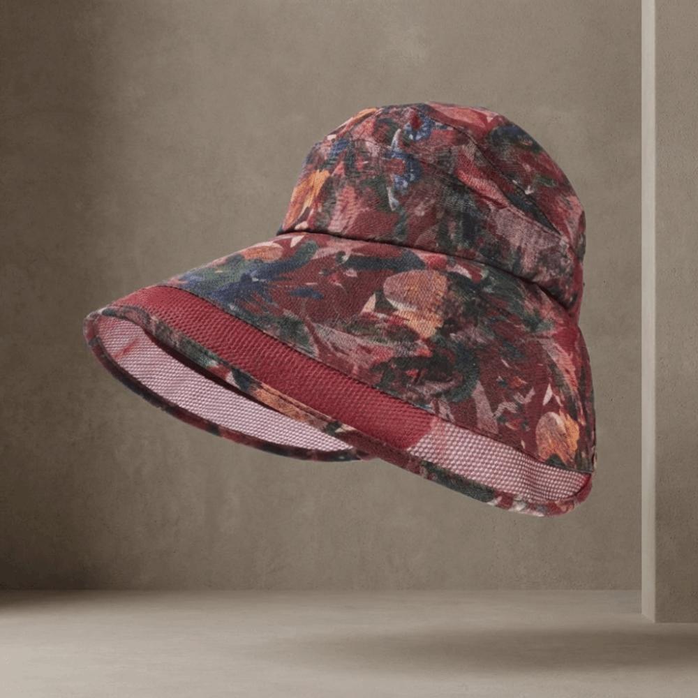 Breathable Flower Empty Top Cap Adjustable Large Brim Sun Hat Anti-Sun Fisherman Hat  Outdoor