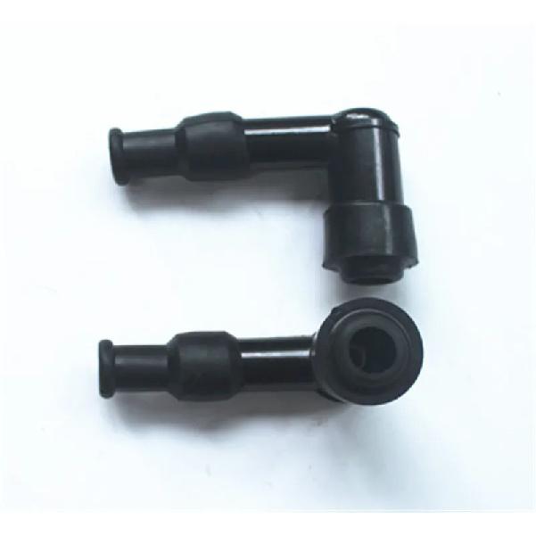 12pcs/lot 90 degree SPARK PLUG CAP Spark Plug Cap 90 degree w/ Rubber Boots Motorcycle for Honda 70 90 110 125 140 150 160CC ATV