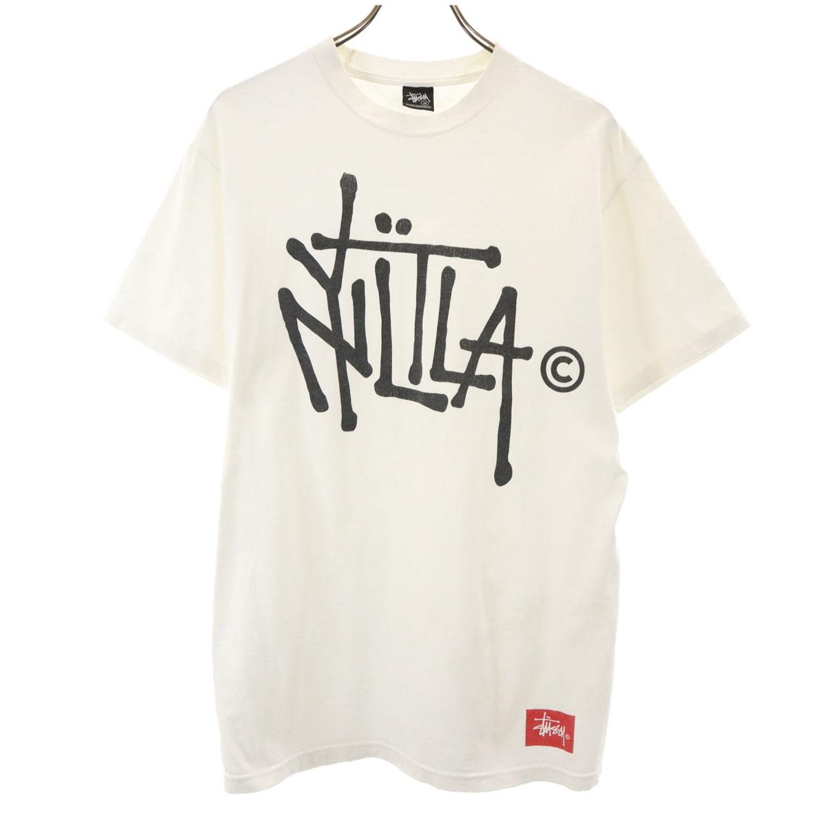 

STUSSY Футболка с коротким рукавом M белая Мужская Б/У