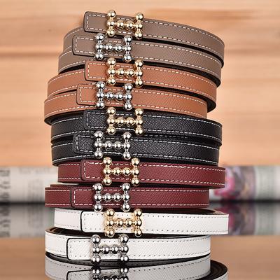 1,3 cm Klassische Gürtel Luxus Designer Berühmte Marke Hohe Qualität Leder Heiße Frauen Gürtel Für Kleid