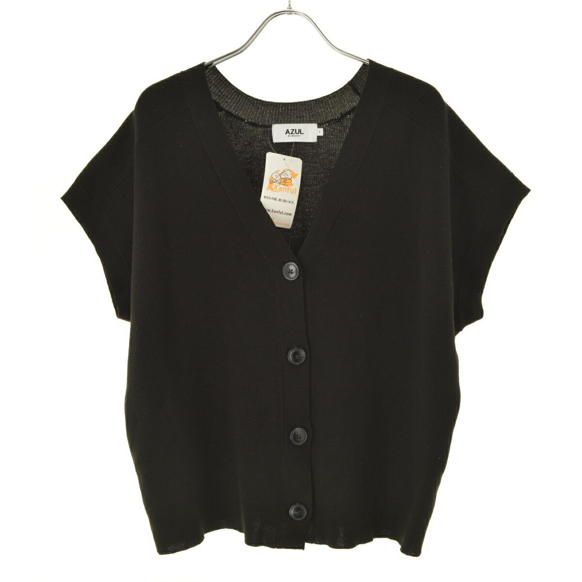 [Used] AZUL by moussy / AZUL by moussy 250GST70-363E Short sleeve knit cardigan Short sleeve cardigan [cacfbabi-l]