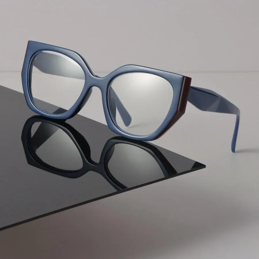 Trendy Cat Eye Frame Eyeglass Women Men Minimalist Transparent Glasses Retro Clear Lens Frame Glasses Oculos