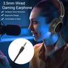 Kabelgebundenes Headset Ergonomische Intelligente Geräuschunterdrückung Klarer Klang Musik Spiel Anruf 3,5mm Kabelgebundener Gaming-Kopfhörer Audiozubehör