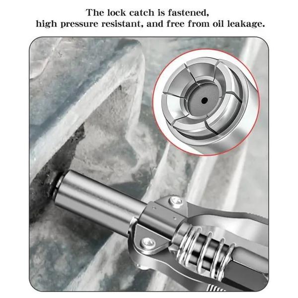 Double Handle Grease Tool Coupler Heavy Duty Quick Release Grease Gun Without/with 30cm Hose