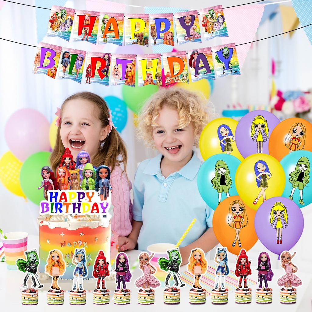 Dekorace na tématickou párty Dětská narozeninová dekorační sada