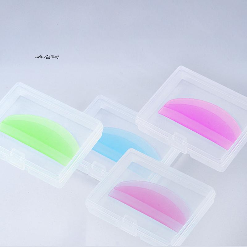 1Pair Ultra Thin Silicone Eyelash Perm Pads 3D Lifting Eyelash Curler Rods Shield Lashes Applicator Makeup Tool