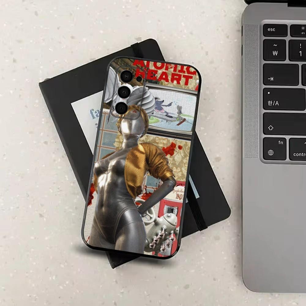 

Hot Game A-Atomic H-Heart Phone Case For Samsung Galaxy A91,A80,A73,A72 ,A71,A53A52,A32 ,A31A22,A21s,A20,Black Cover Samsung a80