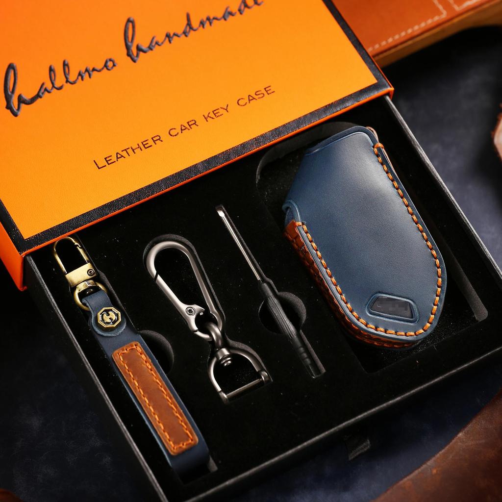 Kia Genuine Leather Car Key Cover Handmade forK3/K4/KX3/K5/KX57