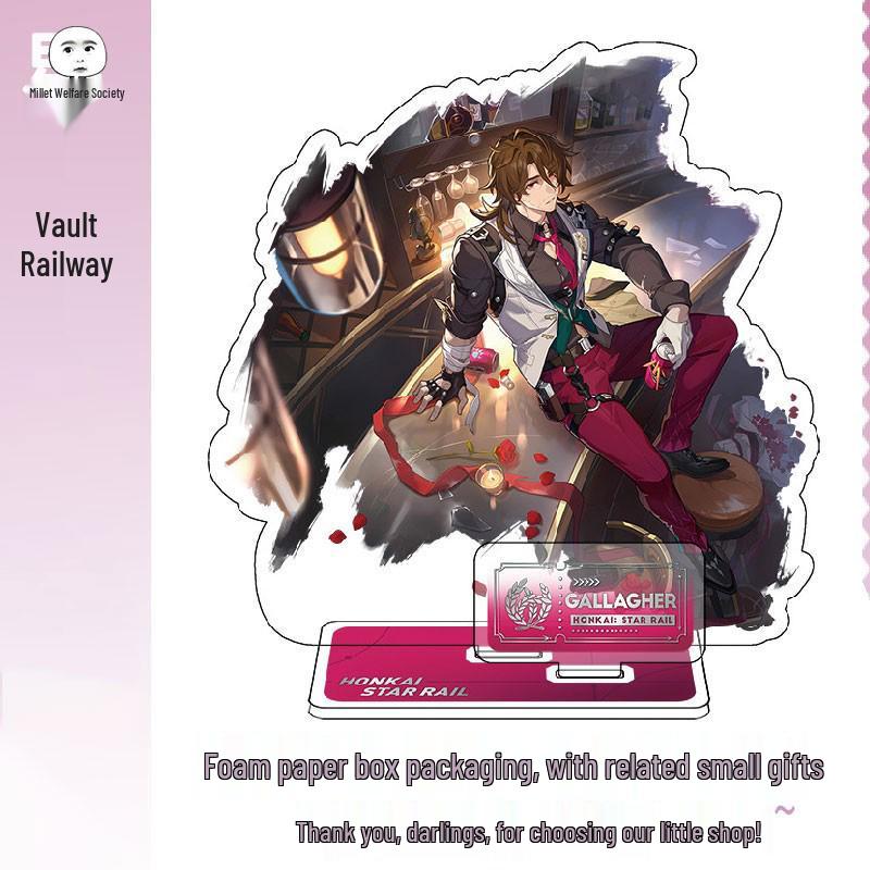 miHoYo Star Rail Firefly Dan Heng Luna Figurine Set: Acheron, Aventurine, Kafka, Silver Wolf, Jingliu, Xueyi Standees